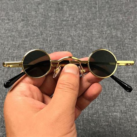 small round lens sunglasses|extra small round sunglasses.